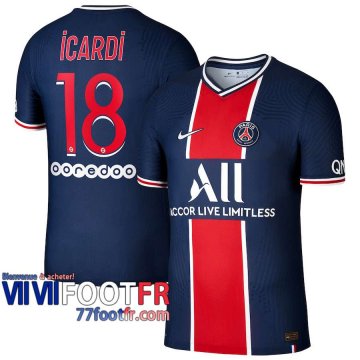 Maillot de foot PSG Neymar Icardi #18 Domicile 20-21