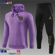 Sweatshirt Foot PSG Violet Enfant 2023 2024 TK592