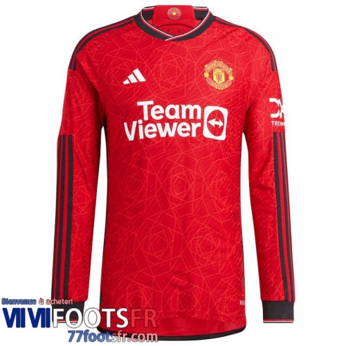 Maillot De Foot Manchester United Domicile Homme Manche Longue 2023 2024