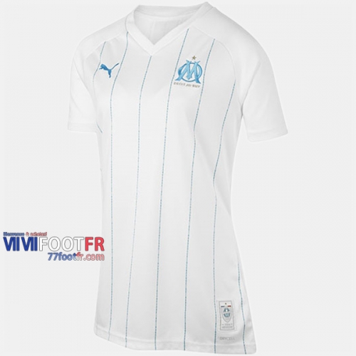 Nouveau Flocage Maillot De Marseille OM Femme Domicile 2019-2020 Personnalise :77Footfr