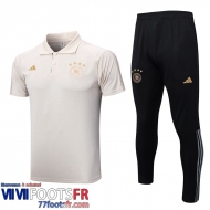 Polo foot Allemagne gris Homme 2022 2023 PL620