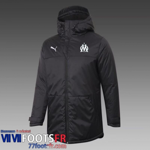 Doudoune Foot Olympique Marseille le noir Homme 2021 2022 DD19