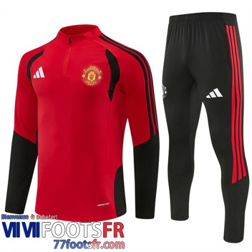Survetement de Foot Manchester United Homme 26 27 A1248 Survetement de Foot Manchester United Homme 26 27 A1248