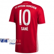 Maillot de foot Bayern Munich Leroy Sané #10 Domicile Enfant 2020 2021