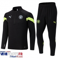 Survetement de Foot Manchester City noir Homme 2022 2023 TG470