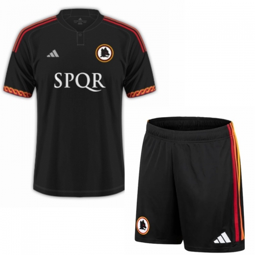 SPQR Maillot De Foot Rome Third Enfant 2023 2024