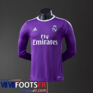 Retro Maillot De Foot Real Madrid Exterieur Homme Manche Longue 16 17 FG1034