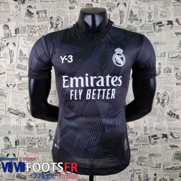 Maillot De Foot Real Madrid Version joint Y3 noir Homme 2022 2023 Version Fuite