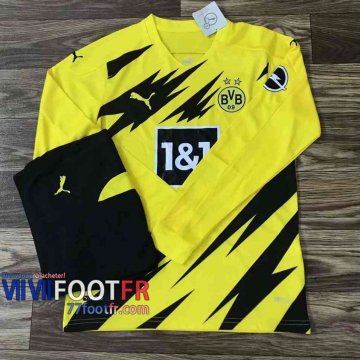 77footfr Maillots foot Dortmund Domicile Manche Longue 2020 2021