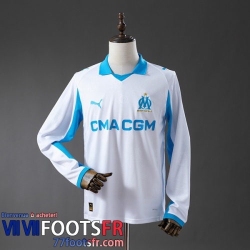 Maillot De Foot Marseille Domicile Homme Manche Longue 25 26