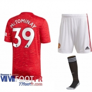 Maillot de foot Manchester United Scott McTominay #39 Domicile Enfant 2020 2021