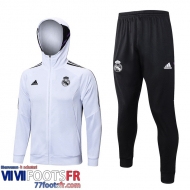 Veste Foot Real Madrid Blanc Homme 2022 2023 JK672