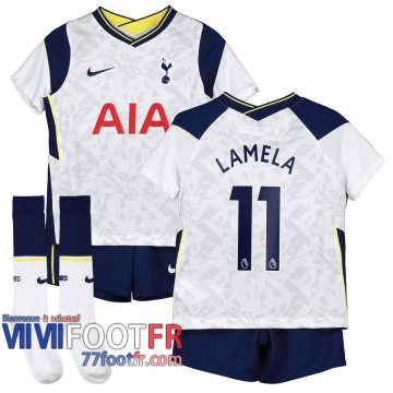 Maillot de foot Tottenham Hotspur David Lamela #11 Domicile Enfant 2020 2021
