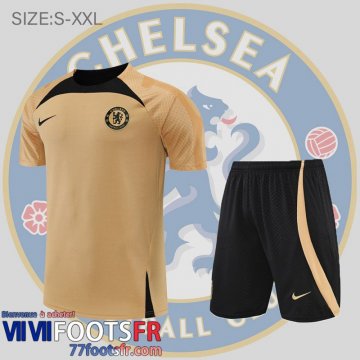 T-Shirt Chelsea jaune Homme 2022 2023 PL596