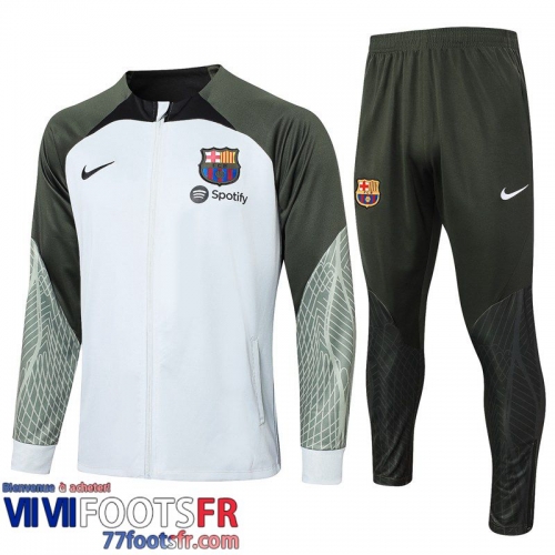 Veste Foot Barcelone Blanc Homme 2023 2024 B43