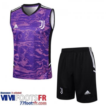 Survetement Sans manches Juventus Violet Homme 2023 2024 TG883