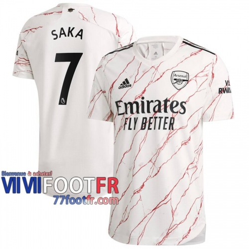 77footfr Arsenal Maillot de foot Saka #7 Exterieur 20-21