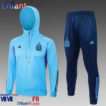 KIT: Survetement de Foot - Sweat A Capuche Argentine Enfant 2023 2024 C162