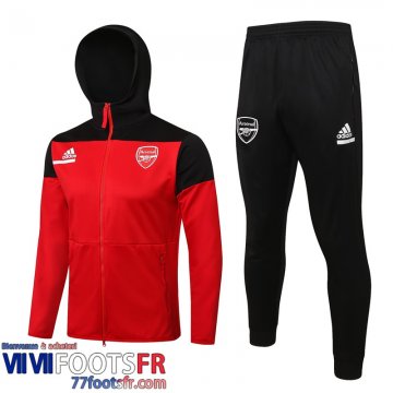 Veste Foot - Sweat A Capuche Arsenal noir Homme 21 22 JK299