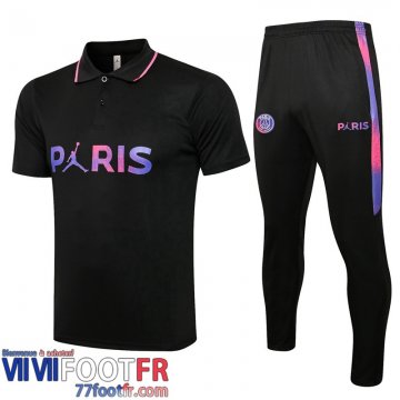 Polo foot PSG Paris noir 2021 2022 PL46