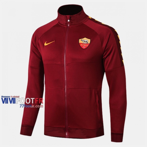 Boutique Veste Foot As Rome Brown 2019/2020 Nouveau Promo