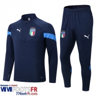 Survetement de Foot Italie bleu royal Homme 2022 2023 TG468