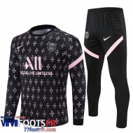 Survetement de Foot PSG noir Homme 21 22 TG210