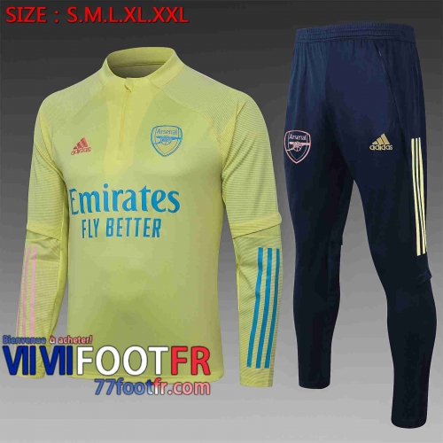 Survetement de Foot Arsenal Jaune B412 20-21