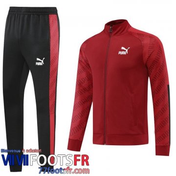 Veste Foot Sport rouge Homme 22 23 JK461