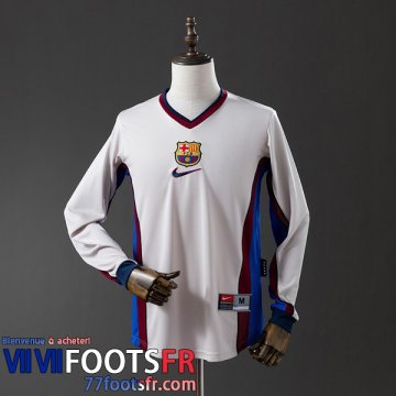 Retro Maillot De Foot Barcelone Exterieur Homme Manche Longue 98 99 FG1117