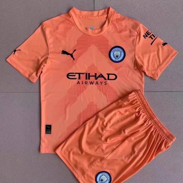 Maillot De Foot Manchester City Gardien de but Enfant 2022 2023