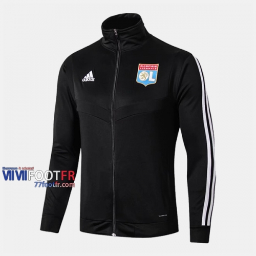 Boutique Veste Foot Lyon OL Noir 2019/2020 Nouveau Promo