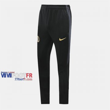 Promo: Le Nouveau Pantalon Entrainement Foot Inter Milan Coton Noir/Gris 2019/2020
