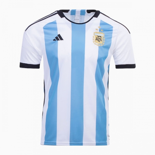 Maillot De Foot 3-STAR Argentine Domicile Homme World Cup 2022