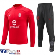 Survetement de Foot AC Milan rouge Homme 2023 2024 A80