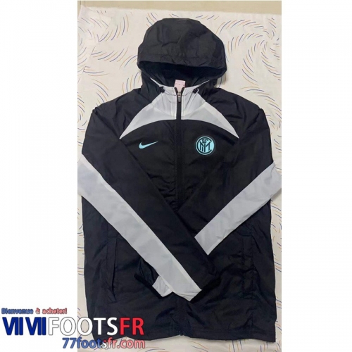 Coupe Vent - Sweat a Capuche Inter Milan Noir Homme 2022 2023 WK159