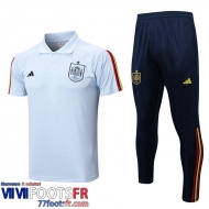 Polo foot Espagne bleu clair Homme 2022 2023 PL619