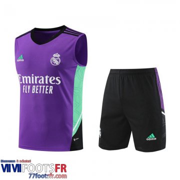 Survetement Sans manches Real Madrid Violet Homme 2023 2024 TG796