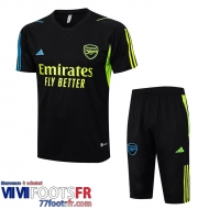 Survetement T Shirt Arsenal noir Homme 2023 2024 TG895