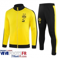 Veste Foot Dortmund jaune Homme 2023 2024 JK810