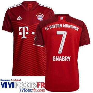 Maillot De Foot Bayern Munich Domicile Homme 21 22 # Serge Gnabry 7