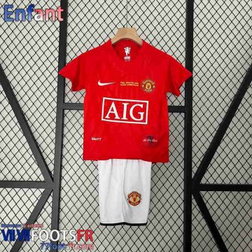 Retro Maillot De Foot Manchester United Domicile Enfant 07 08