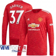 Maillot de foot Manchester United James Garner #37 Domicile Manches longues 2020 2021