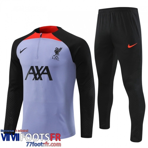 Survetement de Foot Liverpool Violet Homme 2022 2023 TG492