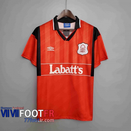 77footfr Retro Maillots foot Nottingham Forest 94 95 Rouge