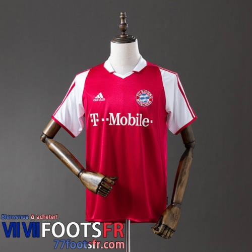 Retro Maillot De Foot Bayern Munich Domicile Homme 03 04 FG1137