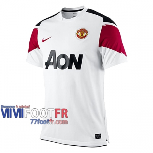 77footfr Retro Maillot de foot Manchester United Exterieur 2010/2011