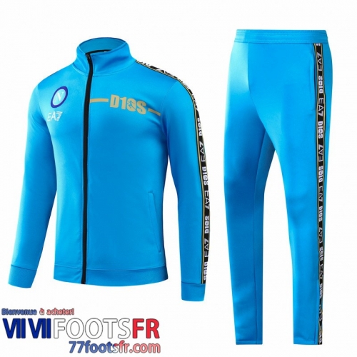 Veste Foot Naples bleu Homme 2022 2023 JK435