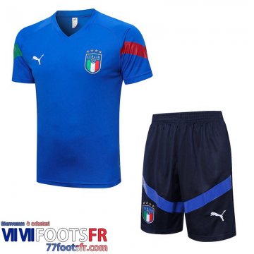 Survetement T Shirt Italie bleu Homme 2022 2023 TG646