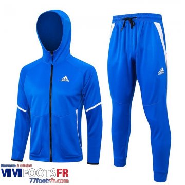 Veste Foot - Sweat A Capuche sport bleu Homme 2023 2024 B09